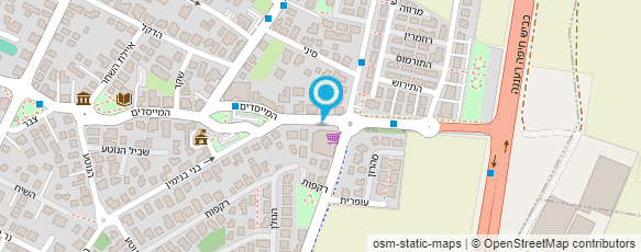 מפת הגעה אל שוהם עיצוב שיער