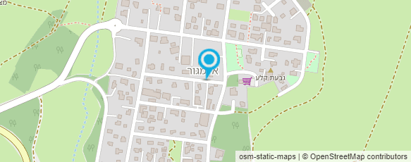 מפת הגעה אל בקתת הבוסתן