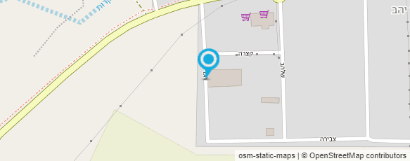 מפת הגעה אל מטמון בערבה