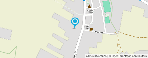 מפת הגעה אל רוזנטוייס-גן בתנועה בע"מ