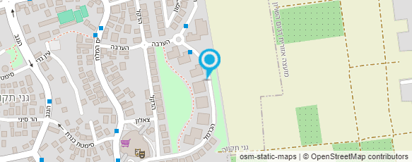 מפת הגעה אל טניסטאר-ביה"ס לטניס