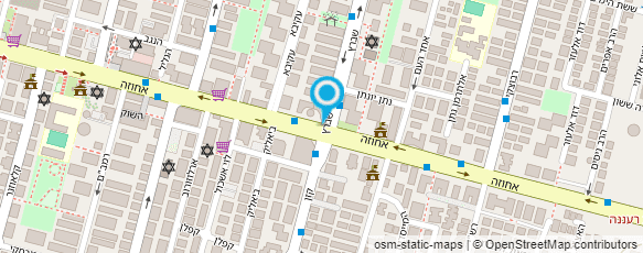 מפת הגעה אל ד"ר הכהן יצחק מרפאת שיניים