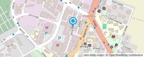 מפת הגעה אל קייטרינג למוסדות ומפעלים