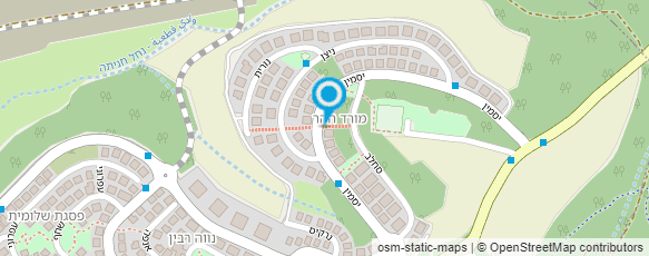 מפת הגעה אל נגריית שרביט-בניה ועץ