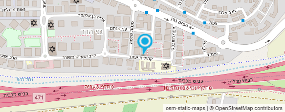 מפת הגעה אל מאפרת מיקצועית לכלות וערב