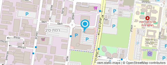 מפת הגעה אל בליקר בייקרי פתח תקווה