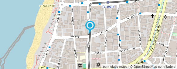 מפת הגעה אל פיצה הקוסם האיטלקי