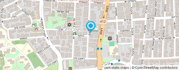 מפת הגעה אל קליניקת תשומת לב