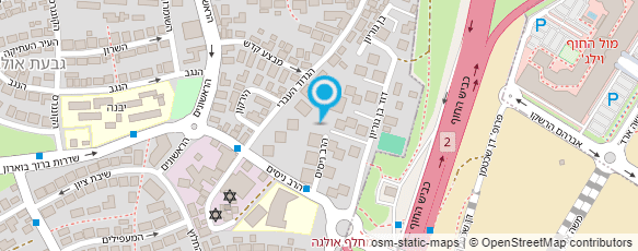 מפת הגעה אל צופית גד-אל גמילה מעישון