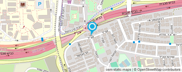 מפת הגעה אל תמי מרגלית מאפרת מקצועית