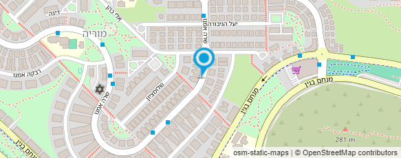 מפת הגעה אל מכון קוסמטיקה נעמי