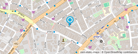 מפת הגעה אל ב.א צבע ושיפוצים