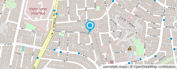 מפת הגעה אל קפהסיטו - בר קפה לאירועים