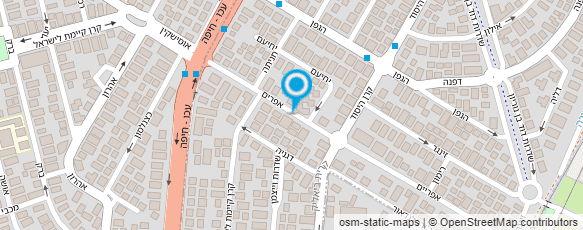 מפת הגעה אל מרכז יום לקשיש - בית ירקוני