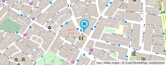 מפת הגעה אל נטע ונועה בגדי מעצבים