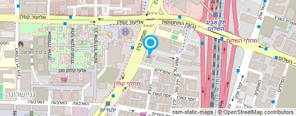 מפת הגעה אל פלאפל ג'ינה