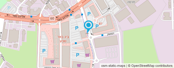 מפת הגעה אל באולינג באר שבע בע"מ