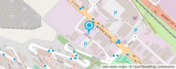 מפת הגעה אל יורי פוצינסקי אדריכלים