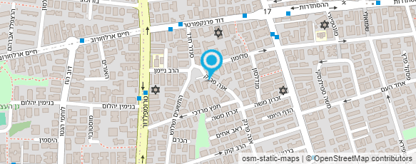 מפת הגעה אל מרכז שמיטה אנה פרנק