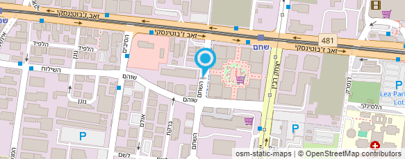 מפת הגעה אל א.ל.מ רשת חנויות חשמל