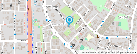 מפת הגעה אל חזקיה סטודיו לצילום