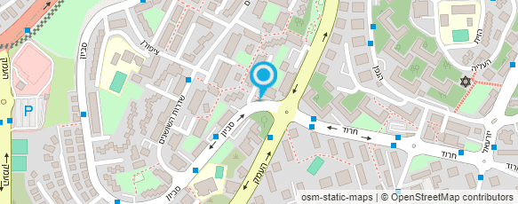 מפת הגעה אל ירון עיצוב שיער