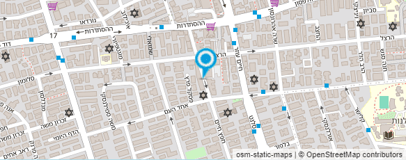 מפת הגעה אל תיווך רומא - אשכנזי יצחק