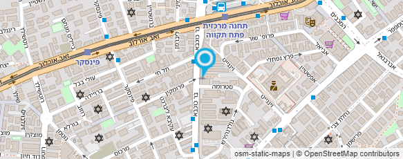 מפת הגעה אל איתנים - המרכז  ללקויות למידה