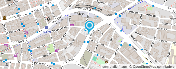 מפת הגעה אל "בגין 17" מועדון קפה