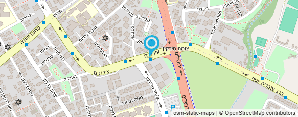 מפת הגעה אל שירה דאידה עיצוב גבות