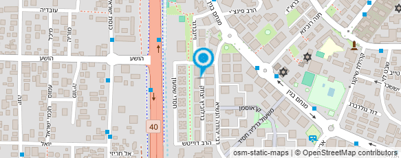 מפת הגעה אל עיצוב שיער שלומי