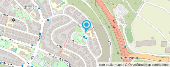 מפת הגעה אל נוגה איפור ועיצוב גבות