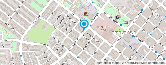מפת הגעה אל חשמל הנגב מפת הגעה אל חשמל הנגב