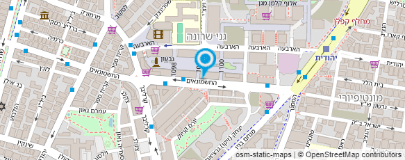 מפת הגעה אל מישל ון דן סטין משרד עורכי-דין