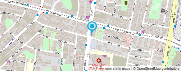 מפת הגעה אל אביב תריסים - מומחה לחשמלי