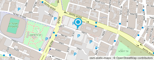 מפת הגעה אל מתפרת עדינה