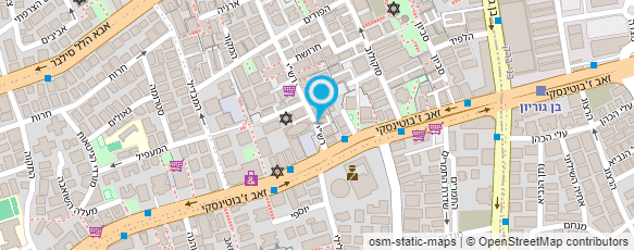 מפת הגעה אל סדנאות בישול