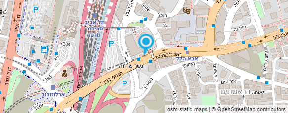 מפת הגעה אל ביה"ס מרכזי להכשרת עובדים לשירותי רווחה