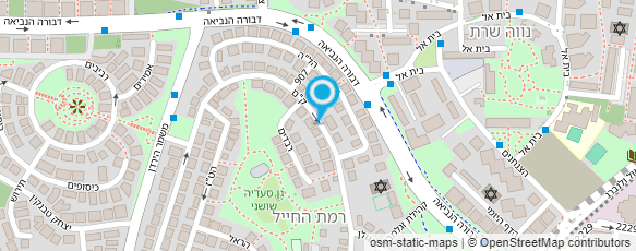 מפת הגעה אל אגודת חובבי הקקטוסים והסקולנטים