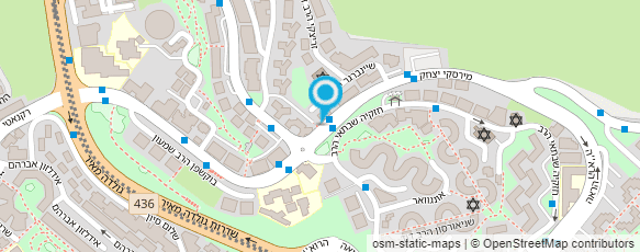 מפת הגעה אל מרכז המצעים והוילונות