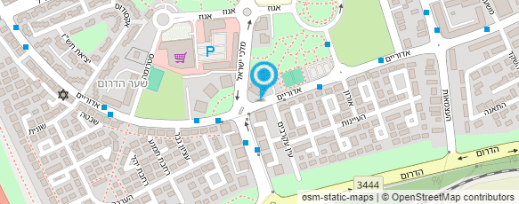 מפת הגעה אל שקד עבודות פיתוח