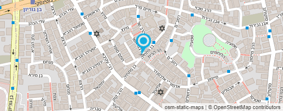 מפת הגעה אל בית החן והיופי