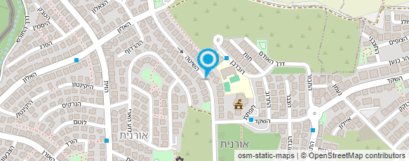 מפת הגעה אל רונן מחשבים מצלמות אבטחה ואינטרקום