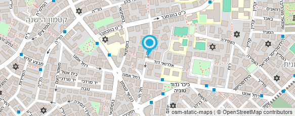 מפת הגעה אל הקליניקה הירושלמית לרפואה סינית