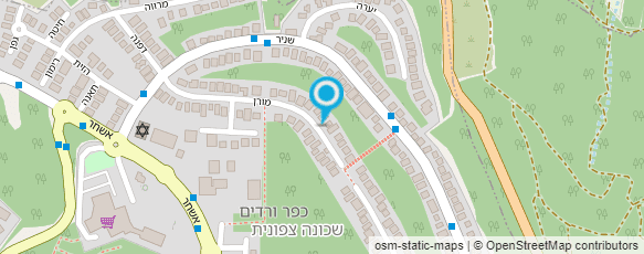 מפת הגעה אל מירה מלכה- מורה לפילאטיס