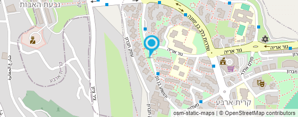 מפת הגעה אל מעמק חברון