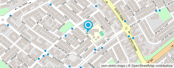 מפת הגעה אל ביה"ס נווה מנחם