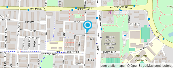 מפת הגעה אל חיים תיקוני תריסי גלילה