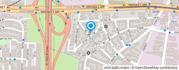 מפת הגעה אל דוד סויגי מורה לנהיגה