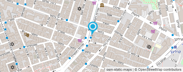 מפת הגעה אל רן המנעולן שרות בגוש דן